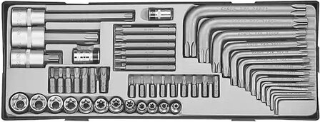 Ensemble de combinaisons Torx 52 pieces