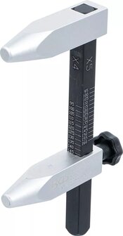 Jauge d&#039;entraxe d&#039;ecrou de roue, modele aluminium