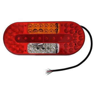 Feu arriere 6 fonctions 323x134mm 54LED droite