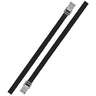 Sangles avec boucle en m etal 18mm-100cm jeu de 2 pieces