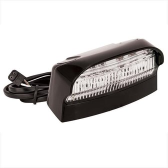 Illumination de plaque d&#039;immatriculation 12/24V 70x42mm LED 2P. pour 343871/72