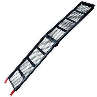 Rampe de chargement acier pliable 203x28cm 340kg par piece