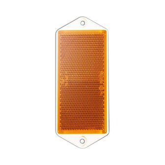 Reflecteur orange 104x40mm a visser