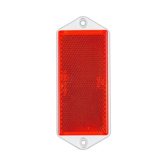 Reflecteur rouge 104x40mm a visser