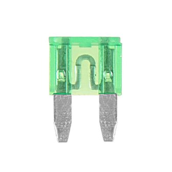 Fusibles mini 30A vert pieces x4