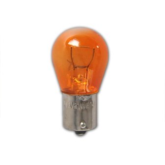 Lampe de voiture 12V 21W BA15s orange x10 piece