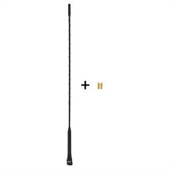 Antenne de voiture 40cm Incl. adaptateurs M5 &amp; M6