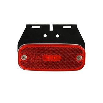 Feu de position 10-30V rouge 110x45mm LED avec support