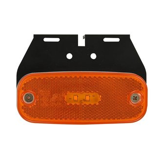 Feu de position lateral 10-30V orange 110x45mm LED avec support