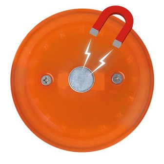 Disque d&#039;avertissement 16+8LED orange