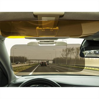 Extension de pare-soleil de voiture, anti-éblouissement, pare-soleil de  voiture 2 en 1 anti-reflet HD vision nocturne (1 pièce) : : Auto