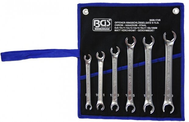 Ensemble de 6 pieces Flare Nut Spanner