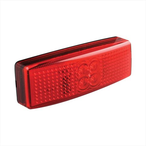 Feu de position 12/24V rouge 110x40mm LED