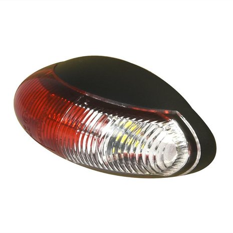 Feu de gabarit 10-30V rouge/blanc 60x34mm LED