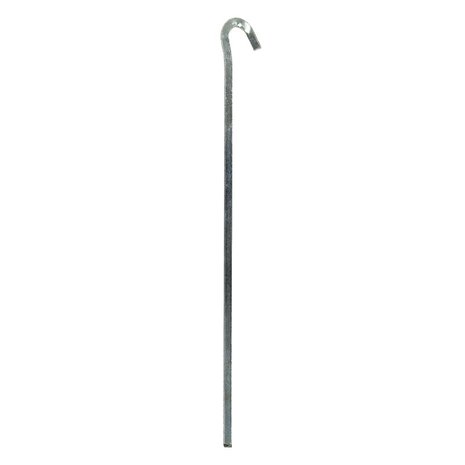 Piquet roche carre en metal 30cm