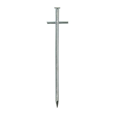 Piquet roche en metal 17cm t te croix