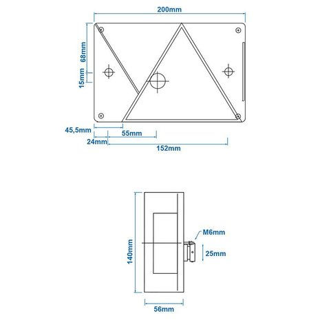 Aspock Multipoint IV feu arriere gauche