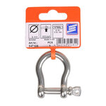 Manille lyres 8mm, A4 RVS AISI 316, 3.500 daN