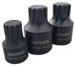 Coffret d'embouts Spline Stubby Impact M4 a M18 Low profile 9 pieces