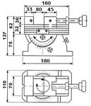 Etaux de meulage et de controle de precision 70mm