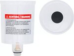 Reservoir plastique avec couvercle pour art. 62650