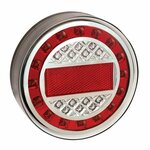 Feu arriere 12/24V 4 fonctions 125mm LED sous blister
