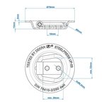 Anneau d'arrimage ronde SPP UP-03