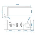 Gache pour fermeture SPP Z-07 x2 stuks