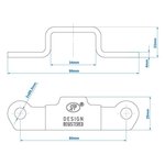 Gache pour fermeture SPP Z-09A x2 stuks