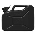 Jerrycan 10L metal noir UN- & TuV/GS-approuve