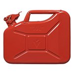 Jerrycan 10L metal rouge UN- & TuV/GS-approuve