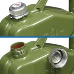 Jerrycan 5L metal vert avec bouchon vis magnetique UN- & TuV/GS-approuve