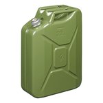 Jerrycan 5L metal vert avec bouchon vis magnetique