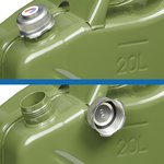 Jerrycan 5L metal vert avec bouchon vis magnetique