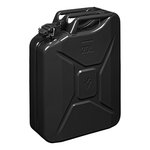 Jerrycan 20L metal noir UN- & TuV/GS-approuve