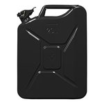 Jerrycan 20L metal noir UN- & TuV/GS-approuve