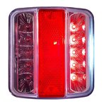 Feu arriere 4 fonctions 98x105mm 14LED avec 5-poles EC