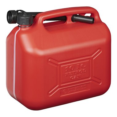 Jerrycan 10L plastique rouge UN-approuve