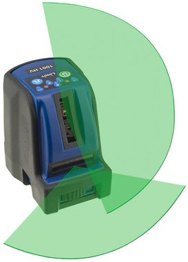 Laser croise 2 lignes avec lumiere laser verte