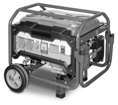 Generateur a essence 3,0kw 230v demarrage manuel Générateur à essence 3,0 kW 230 V avec réservoir de 15 l. Caractéristiques : Puissance de poin
