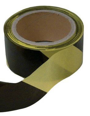 Sortie du ruban noir-jaune 50mm x10 pieces