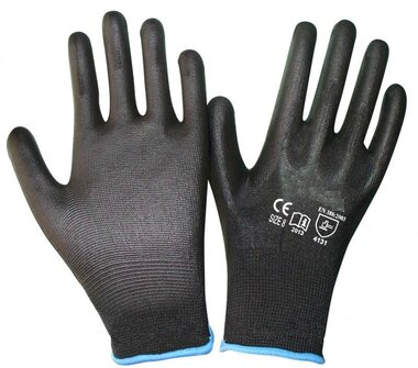 Gants de travail noirs (120 paires)