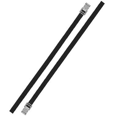 Sangles avec boucle en m etal 18mm-200cm jeu de 2 pieces