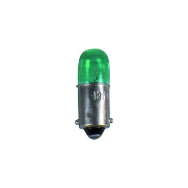 Lampe de voiture 12V 4W BA9s vert X2 piece