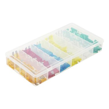 Fusibles standard assortiment 120 pieces en coffre plastique